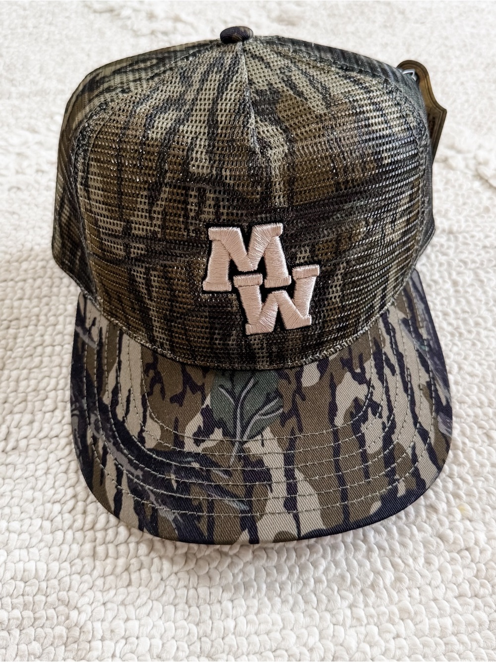 Official Morgan Wallen Still the Problem Tour MW Camouflage Trucker Hat in Camo